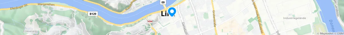 Kartendarstellung des Standorts für Hofstätter-Apotheke in 4020 Linz